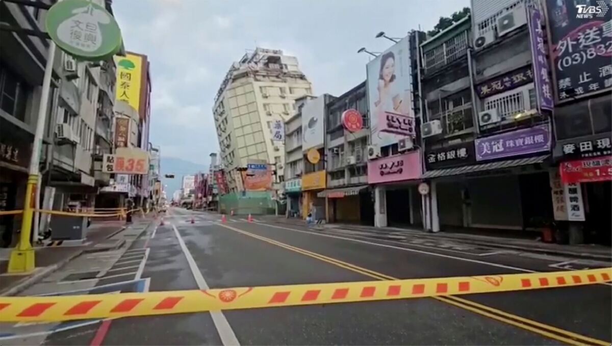 VORB Mehrere starke Erdbeben an Taiwans Ostküste