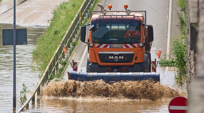 Hochwasser in Rheinland-Pfalz - Mosel