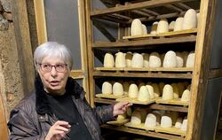 Marialuce Valtulini hat das Rezept für Zincarlin-Käse wiederbelebt.  FOTOS: OELKUCH