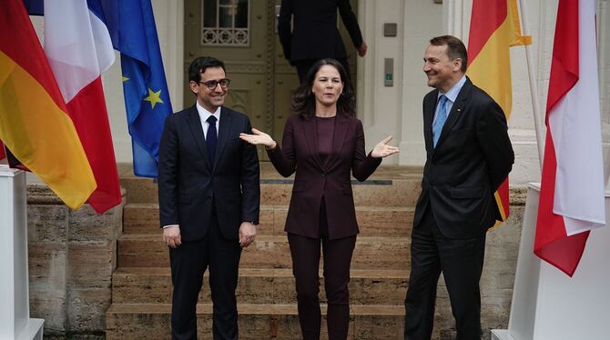 Außenministertreffen Deutschland, Frankreich, Polen