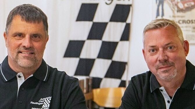 Schauen optimistisch in die Zukunft des Automobilclubs Reutlingen: Michael Baisch (links) und Lars Jenner.