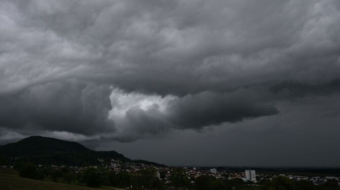 Unwetter in Baden-Württemberg