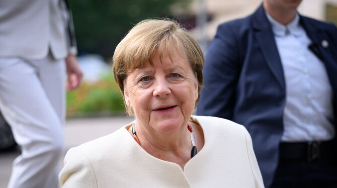 Angela Merkel hält Abstand zur derzeitigen CDU-Parteispitze FOTO: JUTRCZENKA/DPA