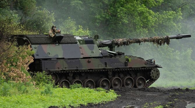 Ukraine-Krieg - deutsche Panzerhaubitze 2000