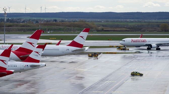 Austrian-Airlines-Flugzeuge