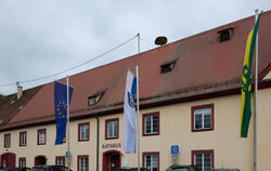 Das Rathaus in Zwiefalten.
