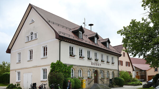 Im Böhringer Rathaus sitzt die Verwaltung der Gemeinde Römerstein.