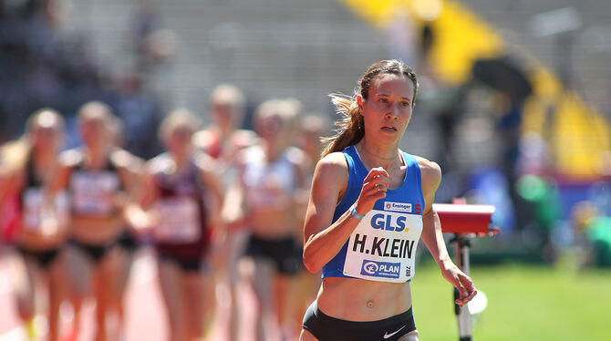 Hanna Klein will über 1.500 Meter besser in Schwung kommen.  FOTO: GÖRLITZ