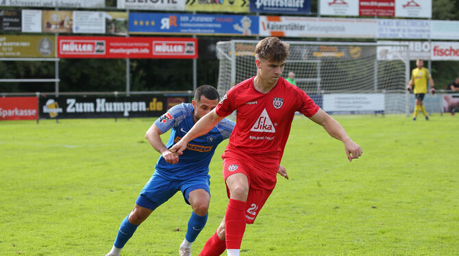 Absolvierte in der Saison 2023/24 in der Oberliga 26 Spiele: Luca Meixner.