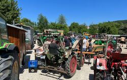 Auch Traktoren gehören zum Bild beim Treffen in Würtingen.  FOTO: VEREIN