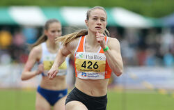 Vierte bei den deutschen Meisterschaften über 400 Meter Hürden:  Karoline Sauer vom  TSV Gomaringen. 