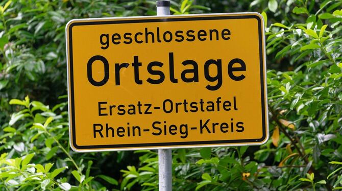 Hanf-Schild verschwunden - jetzt »geschlossene Ortslage«