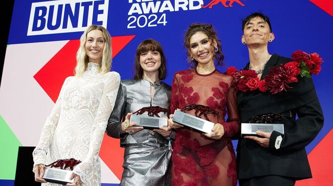 Verleihung »Bunte New Faces Award« in der Kategorie Style