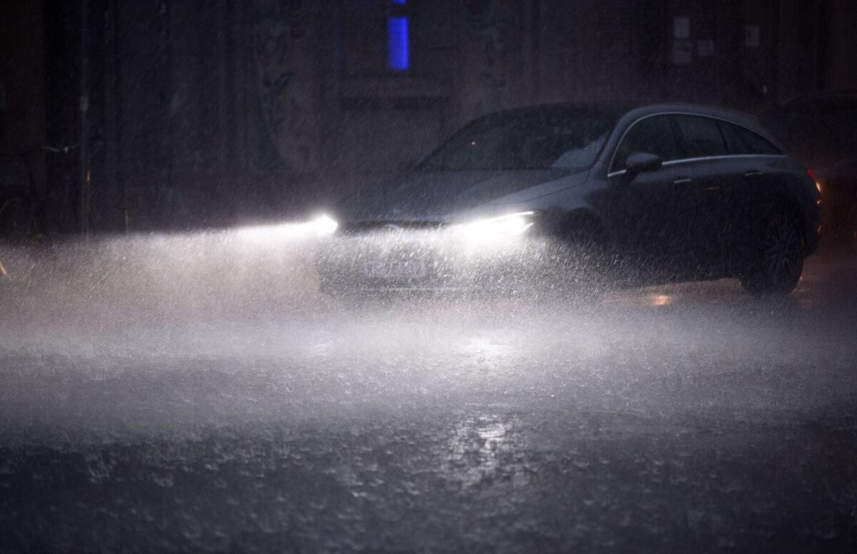 Gewitter über Berlin