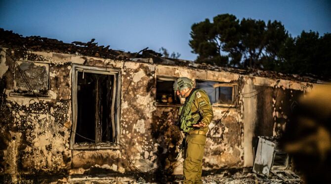 Nach Hamas-Großangriff - Kibbuz Be'eri