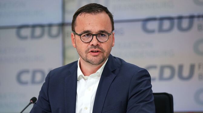 Brandenburgs CDU-Spitzenkandidat Jan Redmann