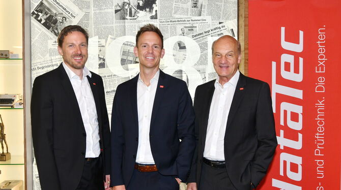 Der Vorstand der Datatec AG (von links): Uwe Scheihing, Markus Kohler und Hans Steiner.