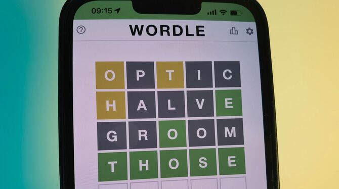 Onlinespiel »Wordle«
