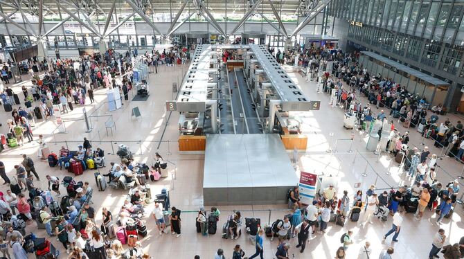 Weltweite IT-Ausfälle - Flughafen Hamburg