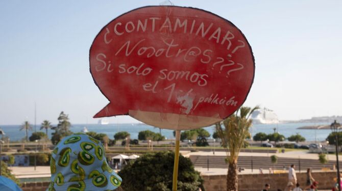 Protest gegen Massentourismus auf Mallorca
