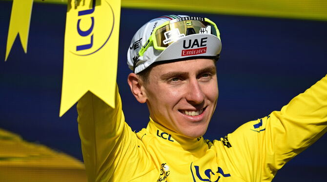 Tadej Pogacar hat in Nizza seinen dritten Tour-de-France-Sieg eingefahren.