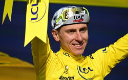 Tadej Pogacar hat in Nizza seinen dritten Tour-de-France-Sieg eingefahren. 