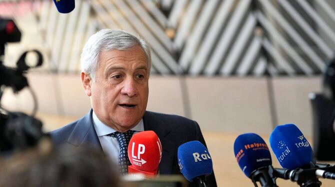 Italiens Außenminister Antonio Tajani