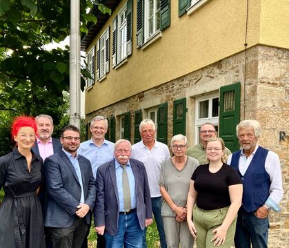 Der neue Betzinger Ortschaftsrat (von links): Jenny Winter-Stojanovic, Uwe Alle, Friedemann Rupp, Martin Schöfthaler, Hagen Kluc