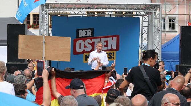 Sommerfest der AfD mit Spitzenkandidat Björn Höcke