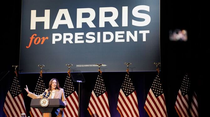 Wahlkampf in den USA - Kamala Harris