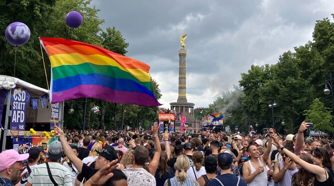 46. Berlin Pride Umzug zum Christopher Street Day