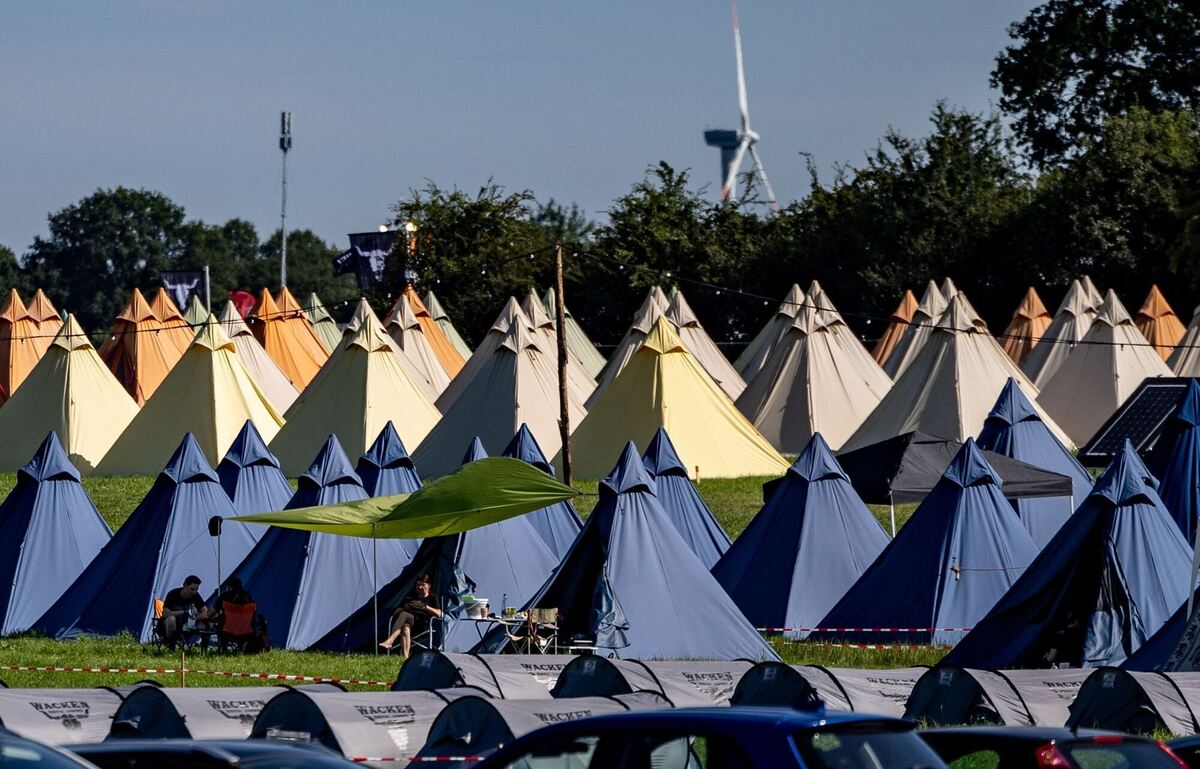 Wacken bereitet sich auf das Festival vor