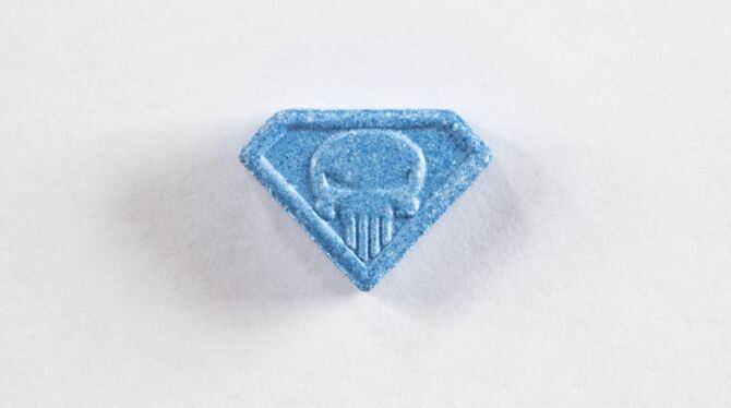 Ecstasy-Pille »Blue Punisher«
