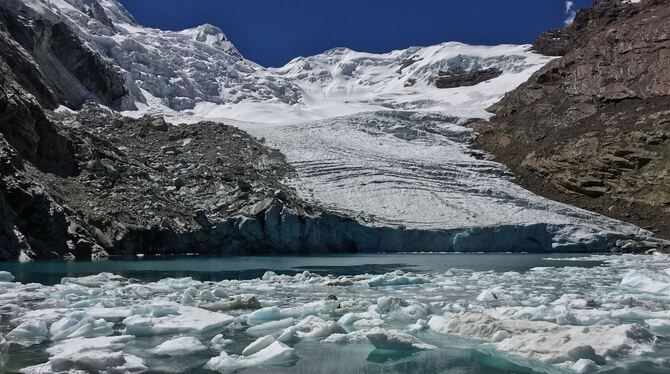 Schmelzende Anden-Gletscher