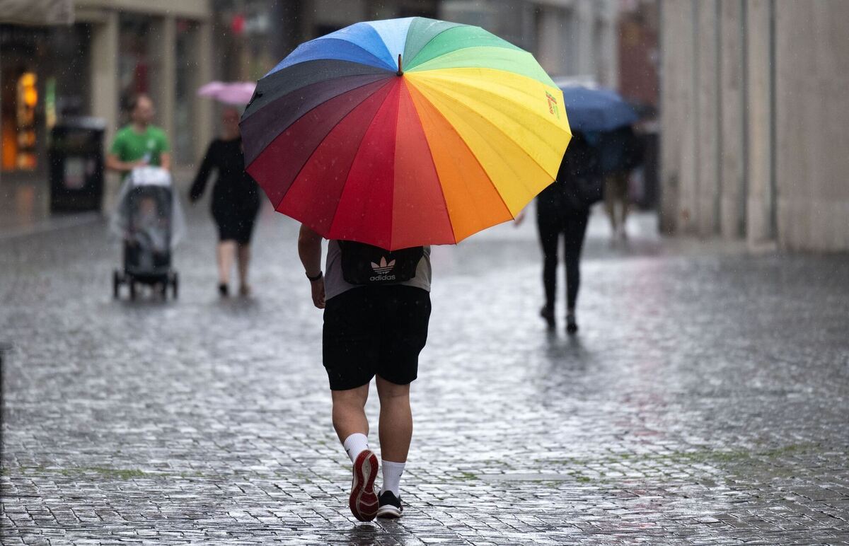 Regenwetter in Sachsen-Anhalt