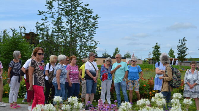 Die GEA-Leser auf der Landesgartenschau in Wangen unterwegs mit Dr. Alfred Wörner.