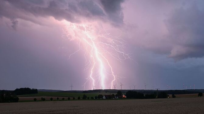 Gewitter in Baden-Württemberg