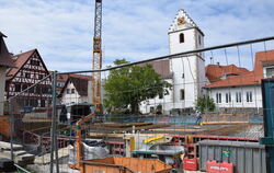 Auf der ehemaligen Jettenburg werden zwei Mehrfamilienhäuser gebaut.