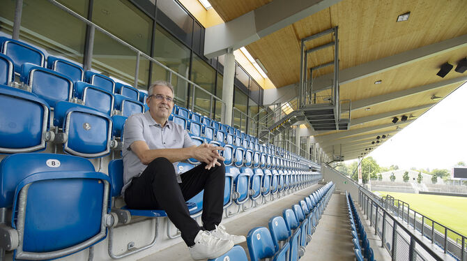 An alter Wirkungsstätte: Michael Feichtenbeiner im Kickers-Stadion