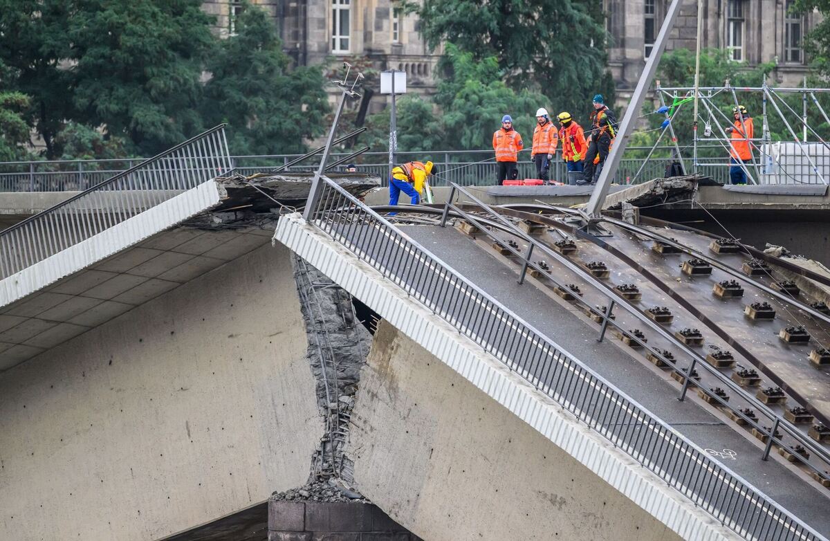 Brückeneinsturz in Dresden