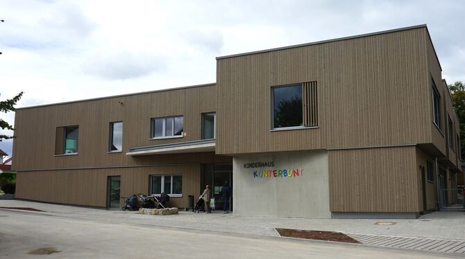 Das Kinderhaus Kunterbunt in  Kusterdingen. FOTO: STRAUB