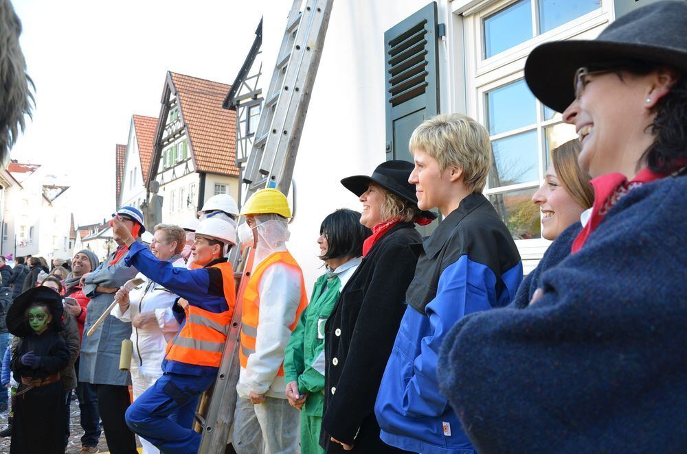 Rathaussturm in Pfullingen