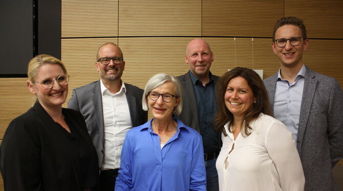 Sie gehören dem Ofterdinger Gemeinderat neu an (von links): Anja Schöppl, Martin Stadelmaier, Kerstin Klipp-Röcker, Martin Schül