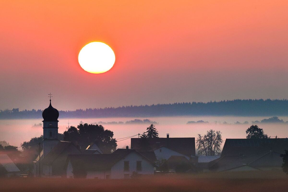 Sonnenaufgang in  Baden-Württemberg