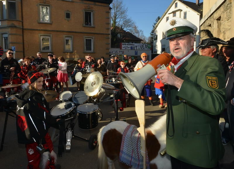 Narrensturm im Landratsamt