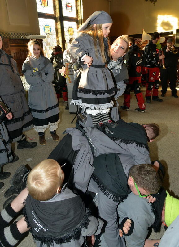 Narrensturm im Landratsamt