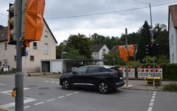 Alte Technik wird erneuert: die Ampel am Mühlwaldweg. FOTO: WALDERICH