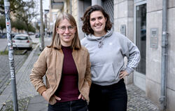 Katharina Stolla (rechts) und Svenja Appuhn sind Vorsitzende der Grünen Jugend. Doch sie wollen aufhören.