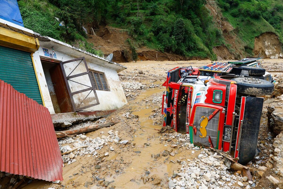 Überschwemmungen in Nepal