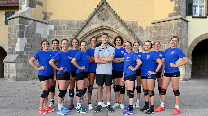 Das Oberliga-Team der TSG Reutlingen. Von links: Lea Reinhardt, Julia Schröder, Sabrina Keller, Maxi Hattingen-Proebster, Sara Z